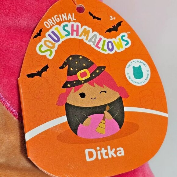 Squishmallow‎ KellyToy Ditka Pink Winking Witch BeWitched Girl 15" Plush 1401-2 - Picture 4 of 10